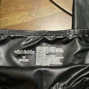 Excellent condition leather like leggings